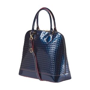 Arcadia Large Italian Squares Leather Bag